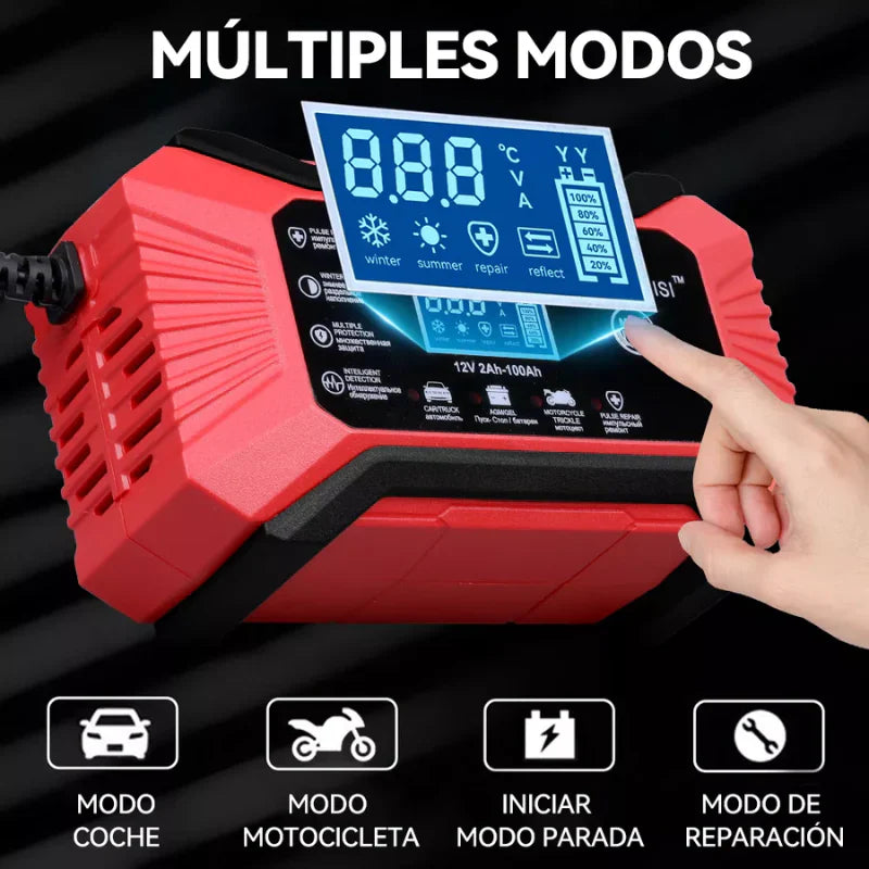 AutoVolt™ Carga inteligente sin sobrecalentamiento.